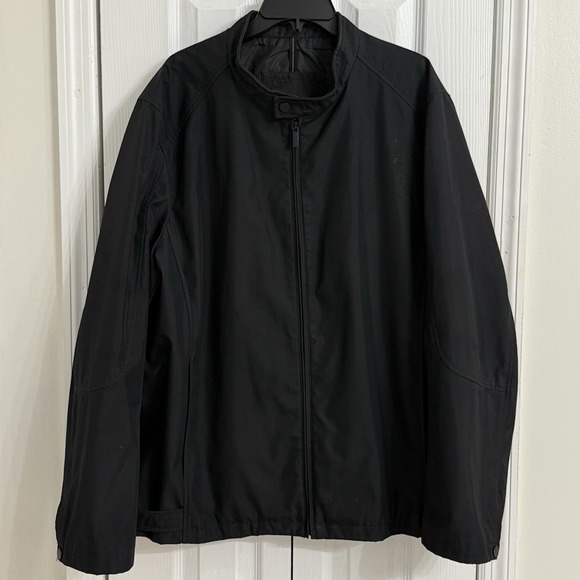 Vintage Structure‎ Jacket Classic Harrington 2x Work Men's 90s Black - Picture 1 of 10
